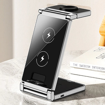 3-in-1 Wireless Charging Station for iPhone, Apple Watch & AirPods