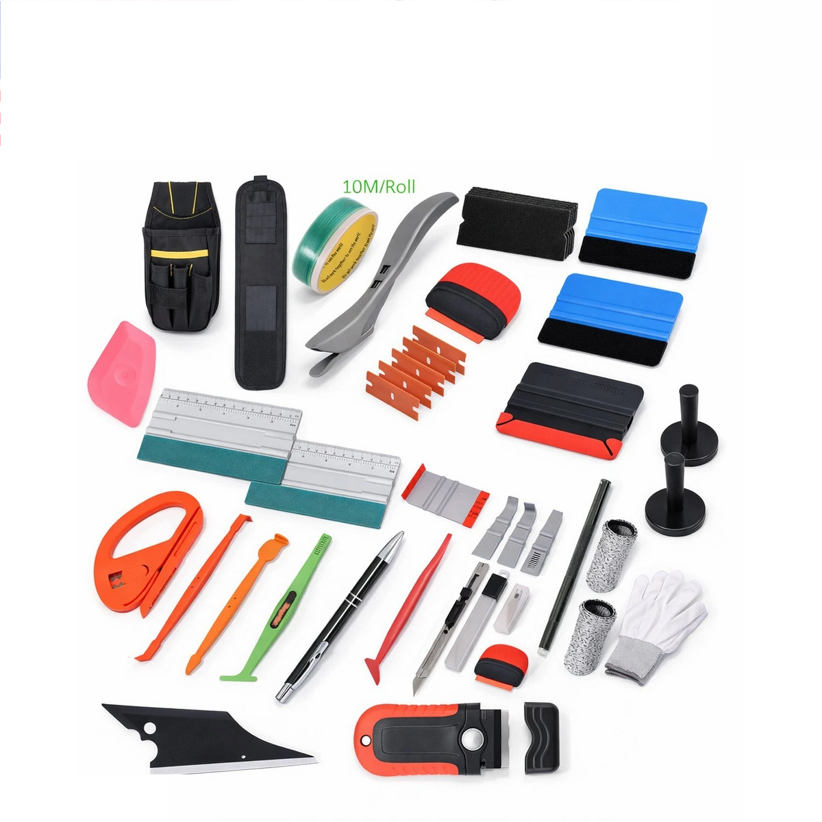 Car Wrap Application Tools Vinyl Squeegee Felt Auto Film Installation Tools Kit