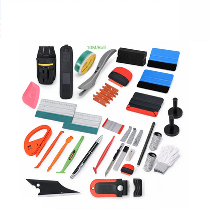 Car Wrap Application Tools Vinyl Squeegee Felt Auto Film Installation Tools Kit