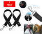 2 Pack Cat DOG PET Safety Seatbelt Car Vehicle Seat Belt Adjustable Harness Lead